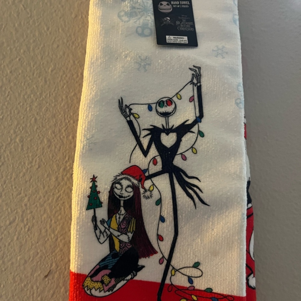Nightmare Before Christmas Holiday Towel